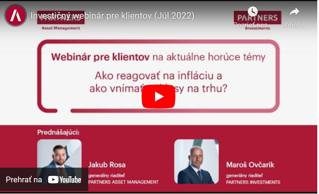 Investičný webinár (Júl 2022)